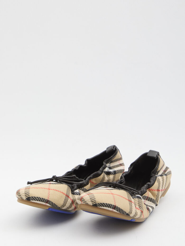Burberry Fawn Check ballet flats