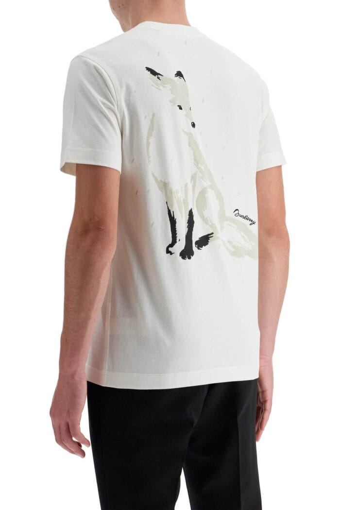 BURBERRY Flocked Pattern T-shirt