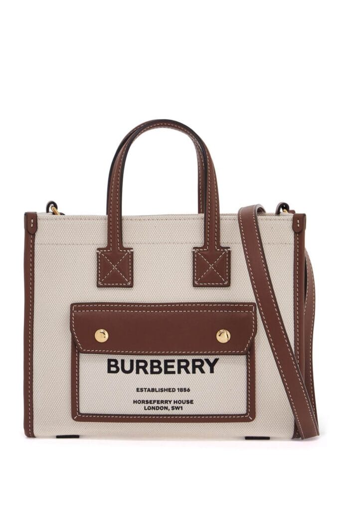 BURBERRY Freya Mini Tote Bag