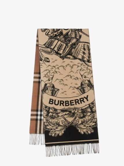 Burberry Gallant Knight Cashmere Scarf