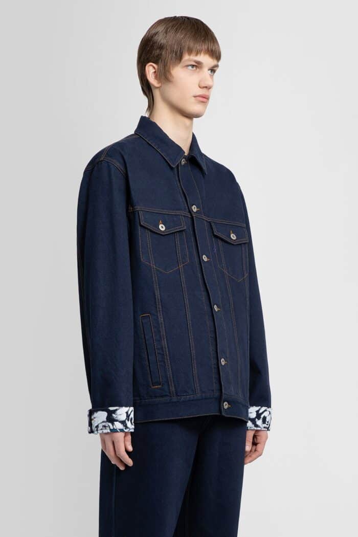 burberry heavyweight denim jacket BURBERRY Heavyweight Denim Jacket