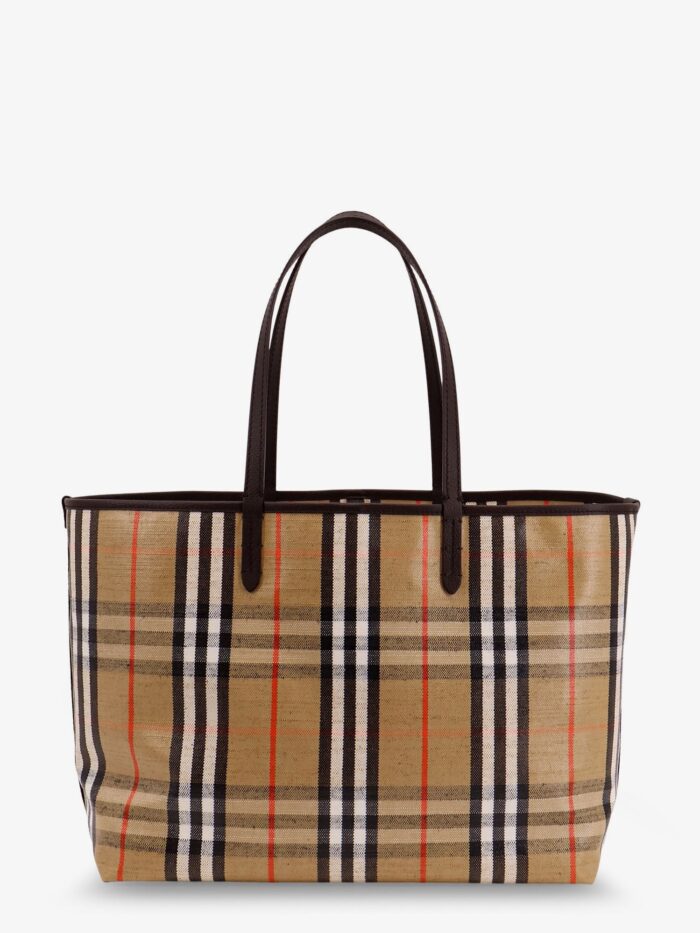 Burberry Highlands Coated Canvas Shoulder Bag