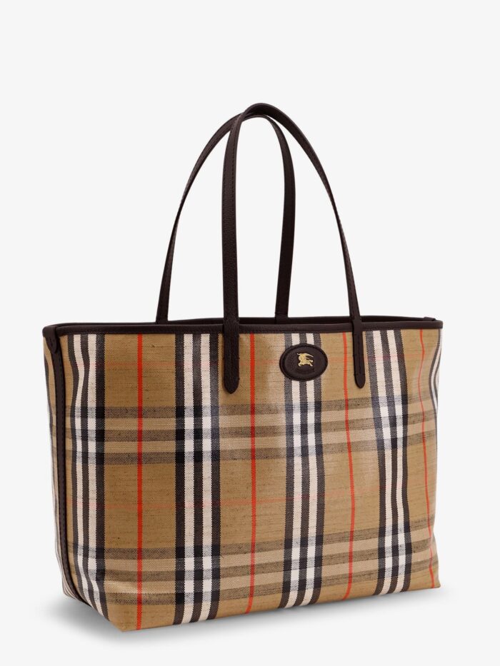 Burberry Highlands Coated Canvas Shoulder Bag