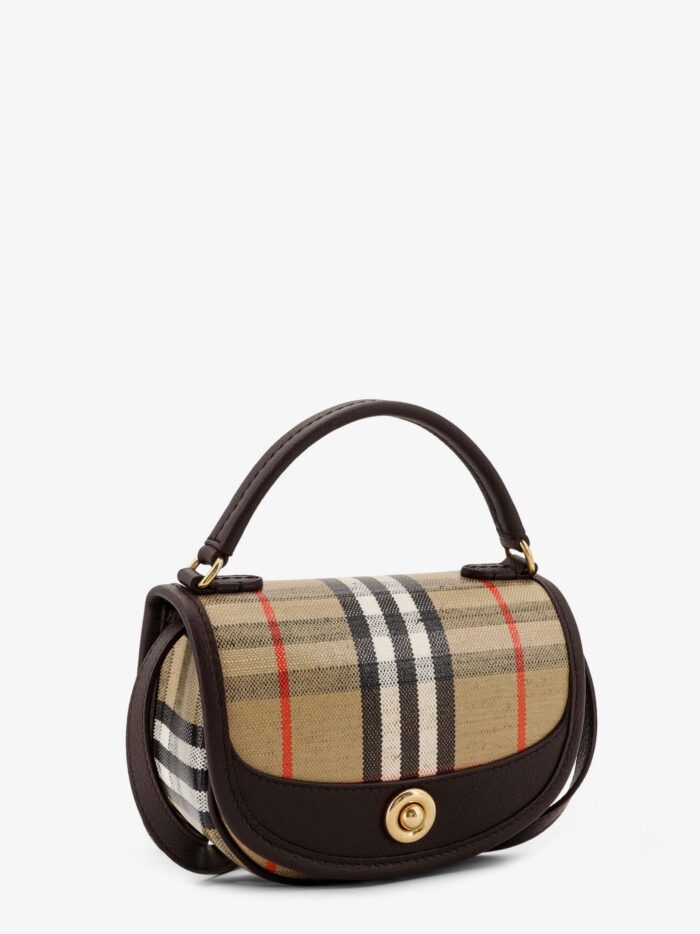 Burberry Highlands Crossbody Bag With Check Motif