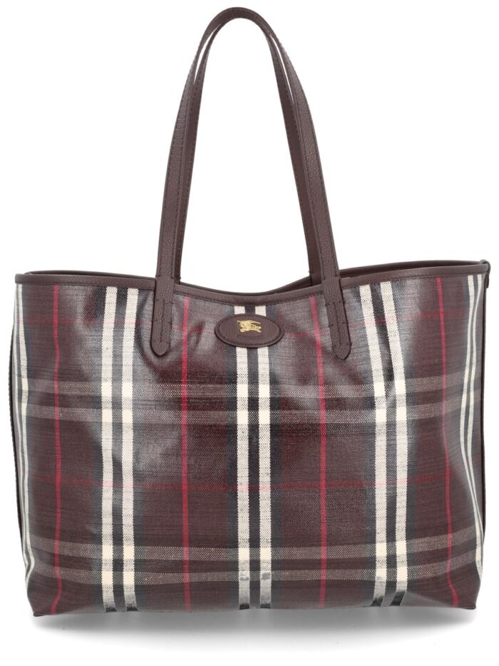 burberry "highlands" medium tote bag Burberry "HIGHLANDS" MEDIUM TOTE BAG
