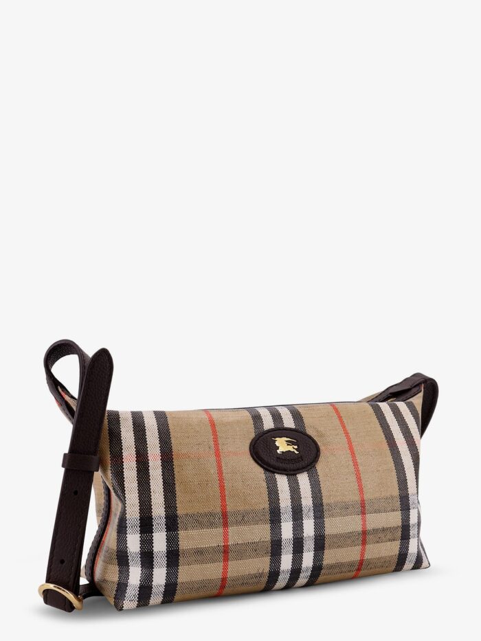 Burberry Highlands Viscose, Cotton And Linen Crossbody Bag