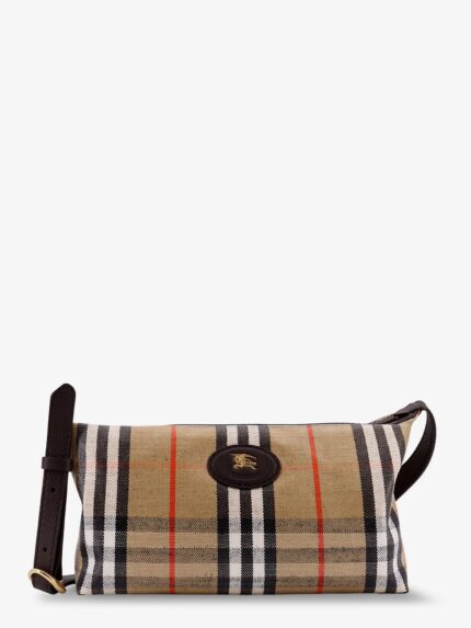 Burberry Highlands Viscose, Cotton And Linen Crossbody Bag