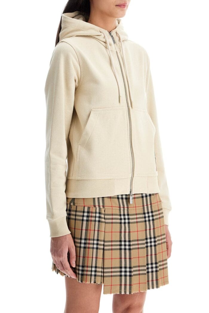 BURBERRY Hooded Full Zip Sweatshirt