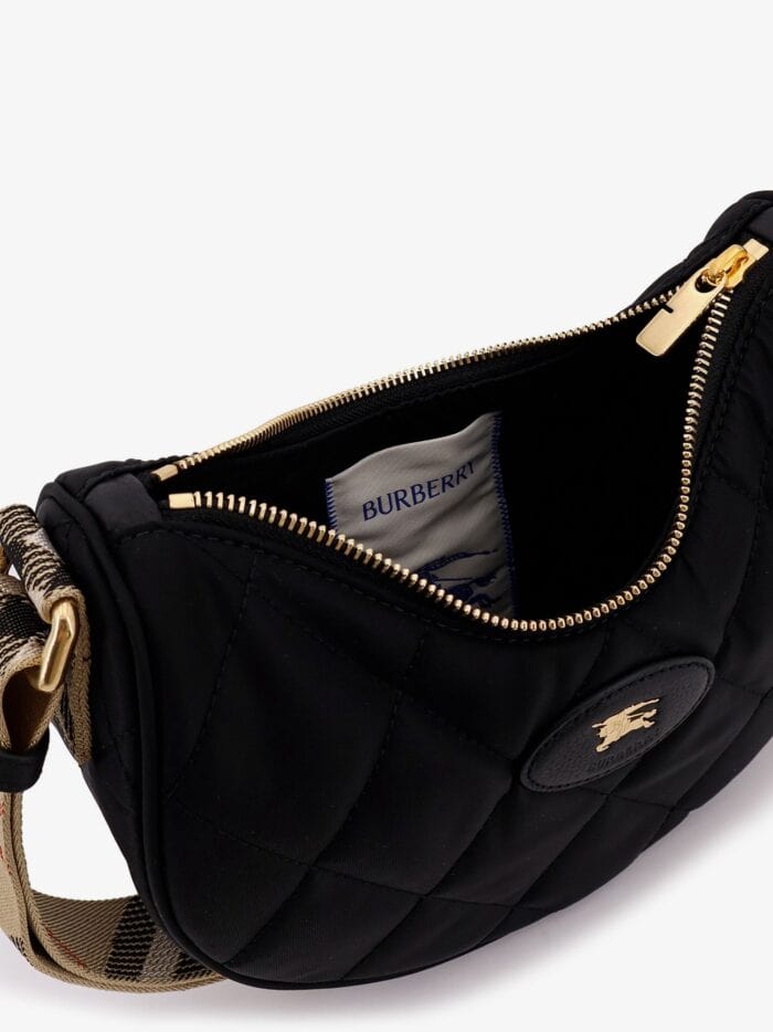 Burberry Horseshoe Nylon Shoulder Bag