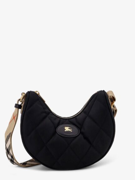 Burberry Horseshoe Nylon Shoulder Bag