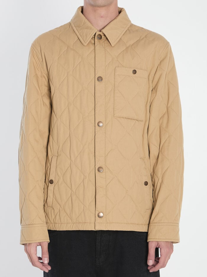 Burberry Jacket in quilted gabardine