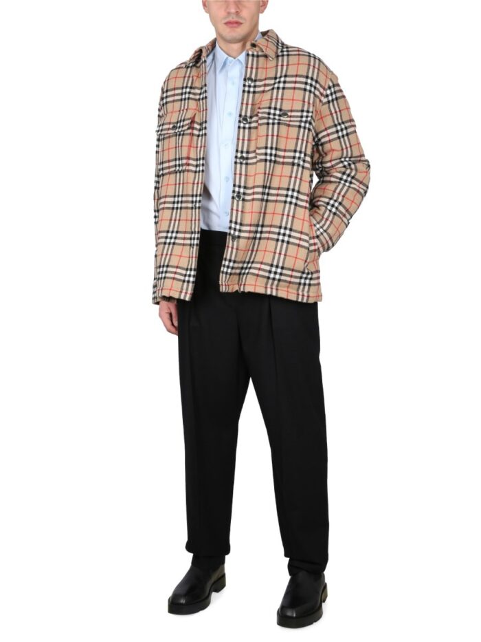 Burberry JACKET WITH CHECK PATTERN