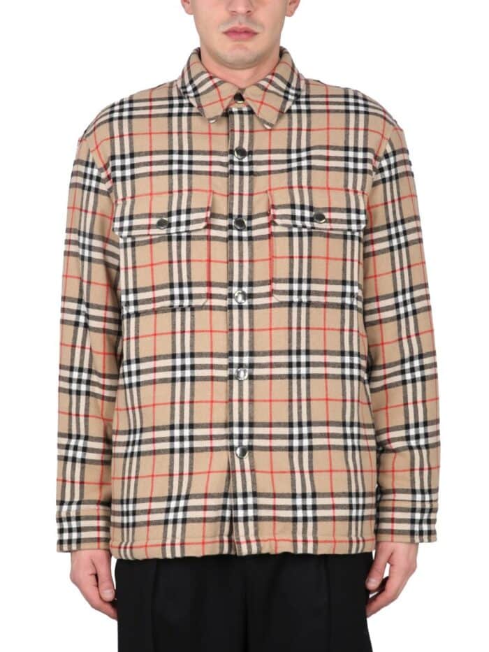 Burberry JACKET WITH CHECK PATTERN