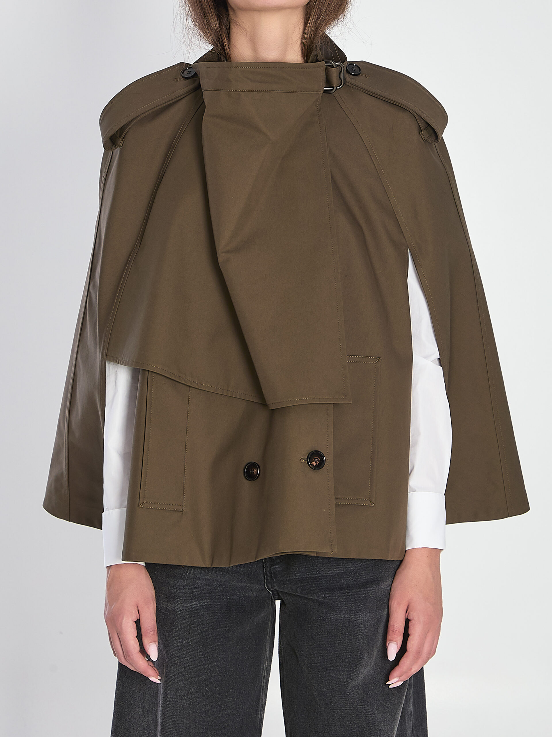 Burberry Juniper cotton cape