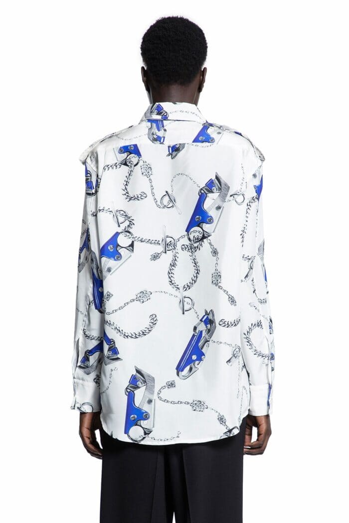 BURBERRY Knight Hardware Silk Shirt