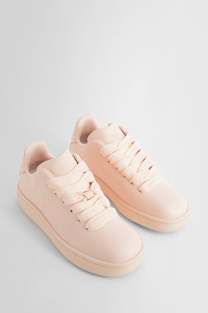 burberry leather box sneakers BURBERRY Leather Box Sneakers