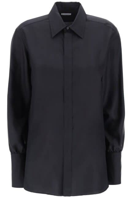 BURBERRY Long-sleeved Silk Shirt