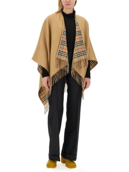 Burberry MANTELLA REVERSIBILE IN LANA CHECK