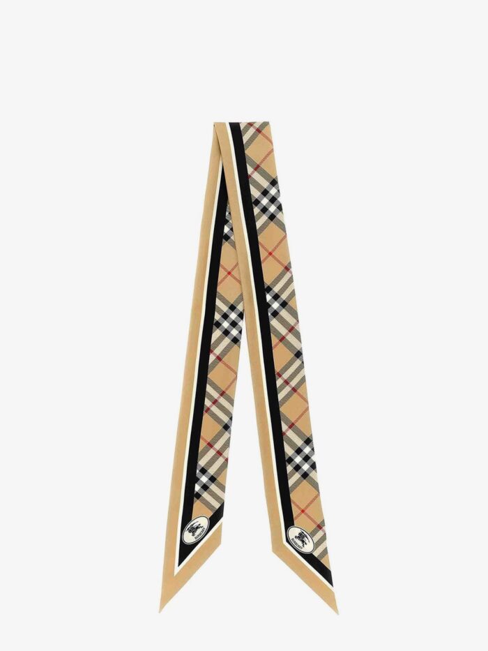 burberry medium check silk bandeau Burberry Medium Check Silk Bandeau