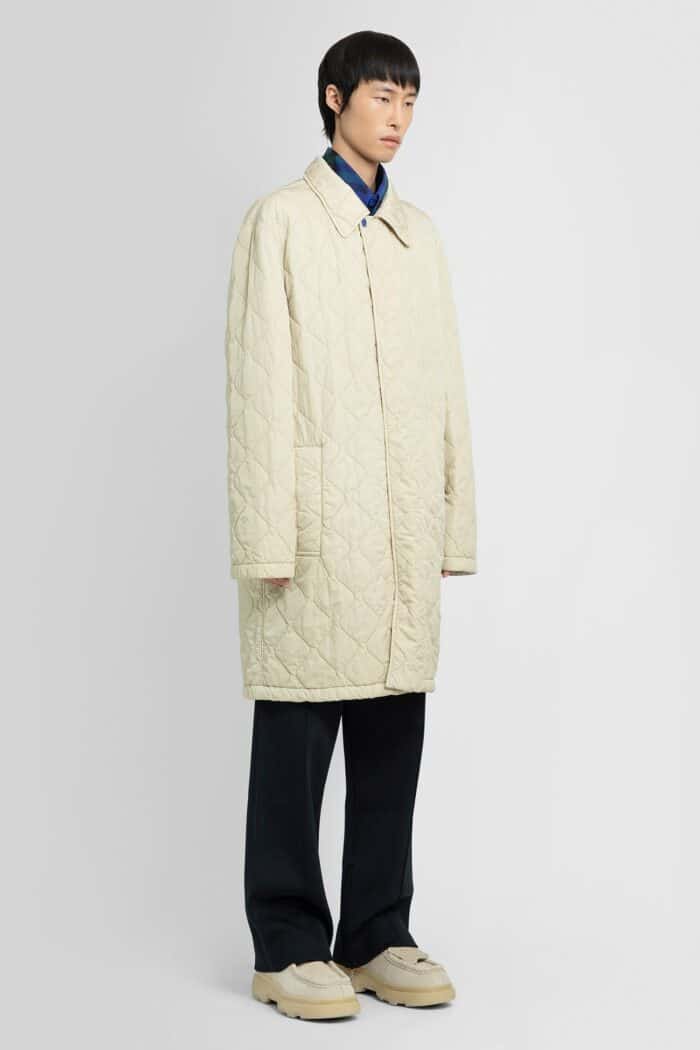 burberry mid length quilted nylon car coat BURBERRY Mid-length Quilted Nylon Car Coat