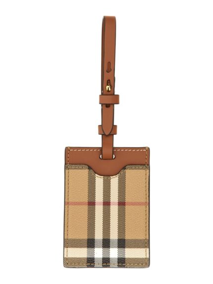 Burberry NAMEPLATE "PORTE ADRESSE" CHECK