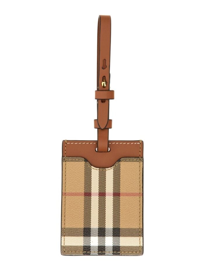 Burberry NAMEPLATE "PORTE ADRESSE" CHECK