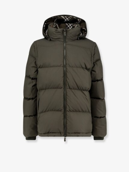 Burberry Nylon Hooded Down Jacket