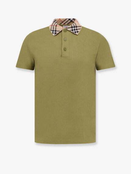 Burberry Organic Cotton Blend Polo Shirt