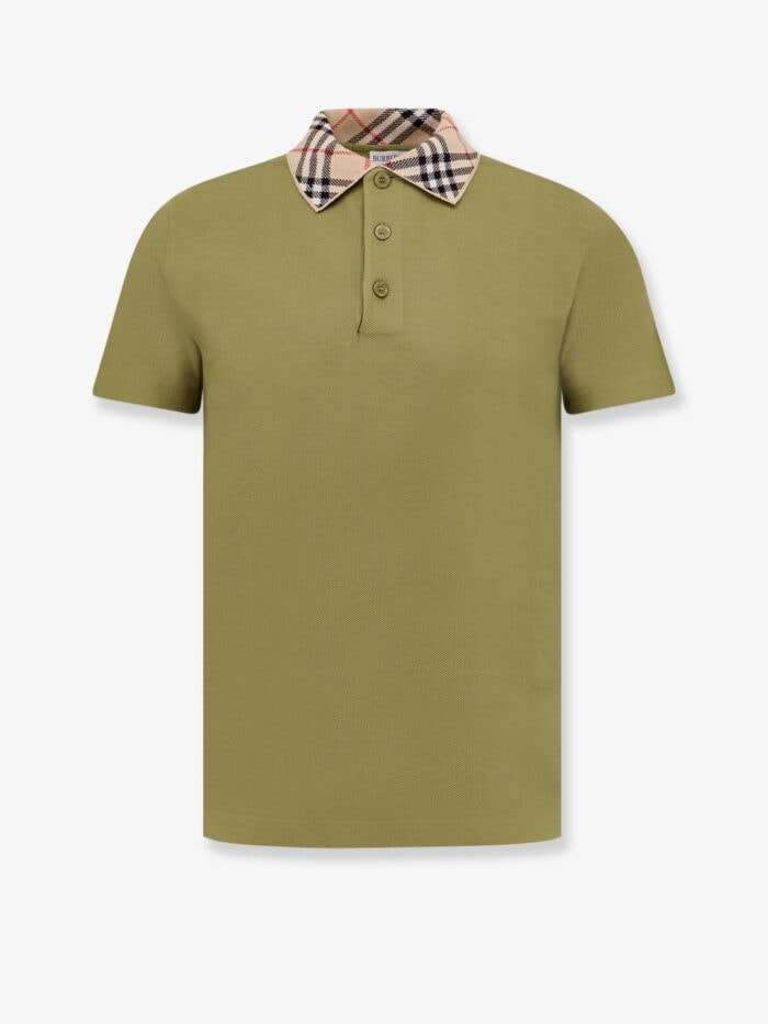 Burberry Organic Cotton Blend Polo Shirt