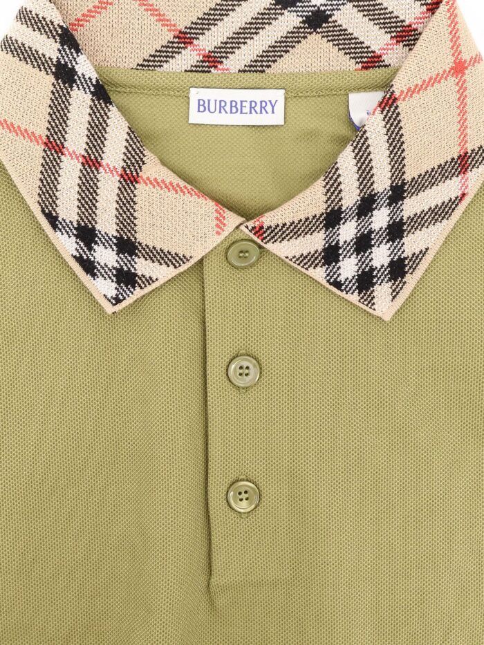 Burberry Organic Cotton Blend Polo Shirt