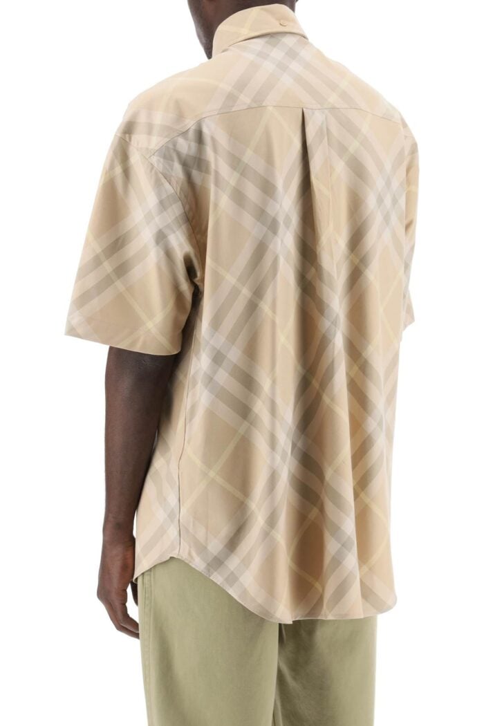 BURBERRY "organic Cotton Checkered Shirt