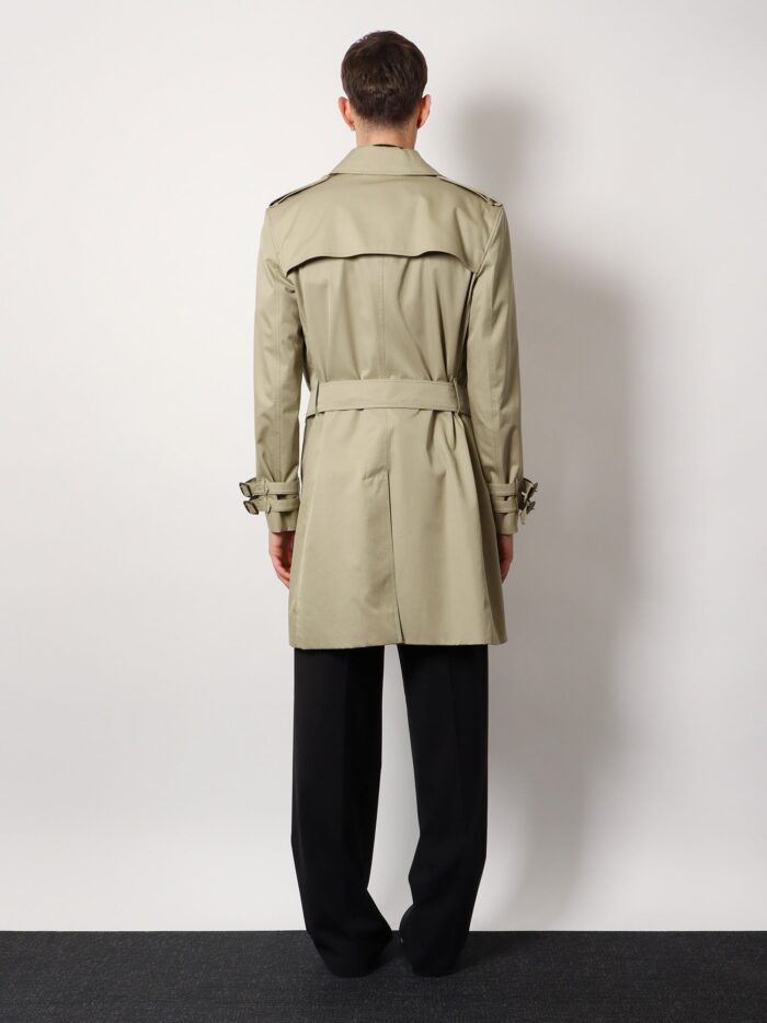 Burberry Organic Cotton Trench With Madras Lining