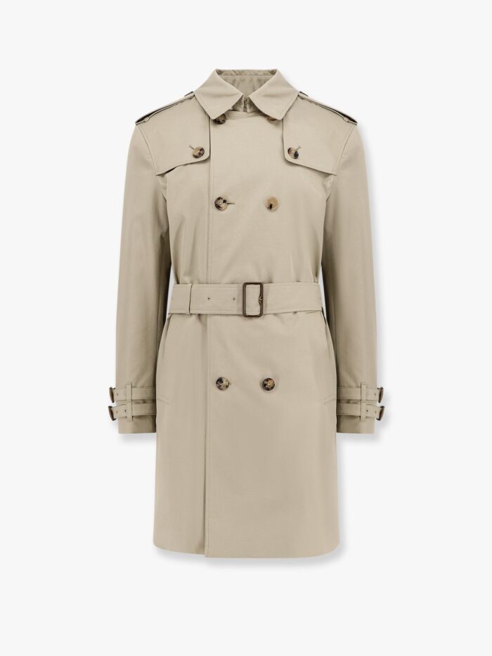 Burberry Organic Cotton Trench With Madras Lining