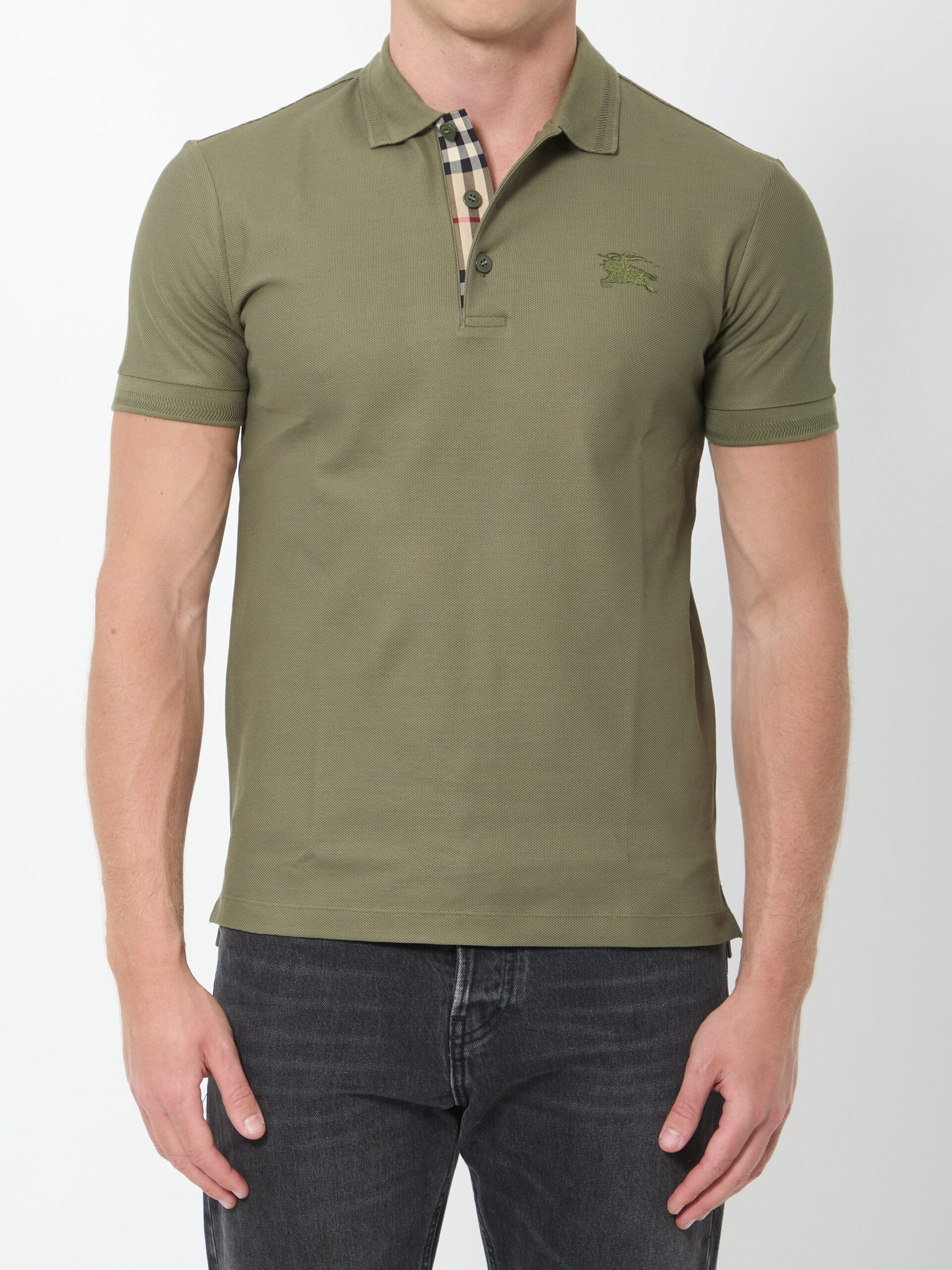 Burberry Pique cotton polo shirt