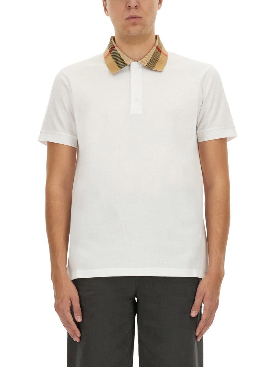 Burberry POLO IN PIQUÉ DI COTONE