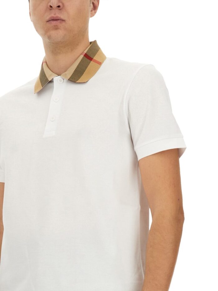Burberry POLO IN PIQUÉ DI COTONE