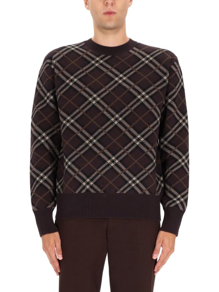 burberry pullover "check" Burberry PULLOVER "CHECK"