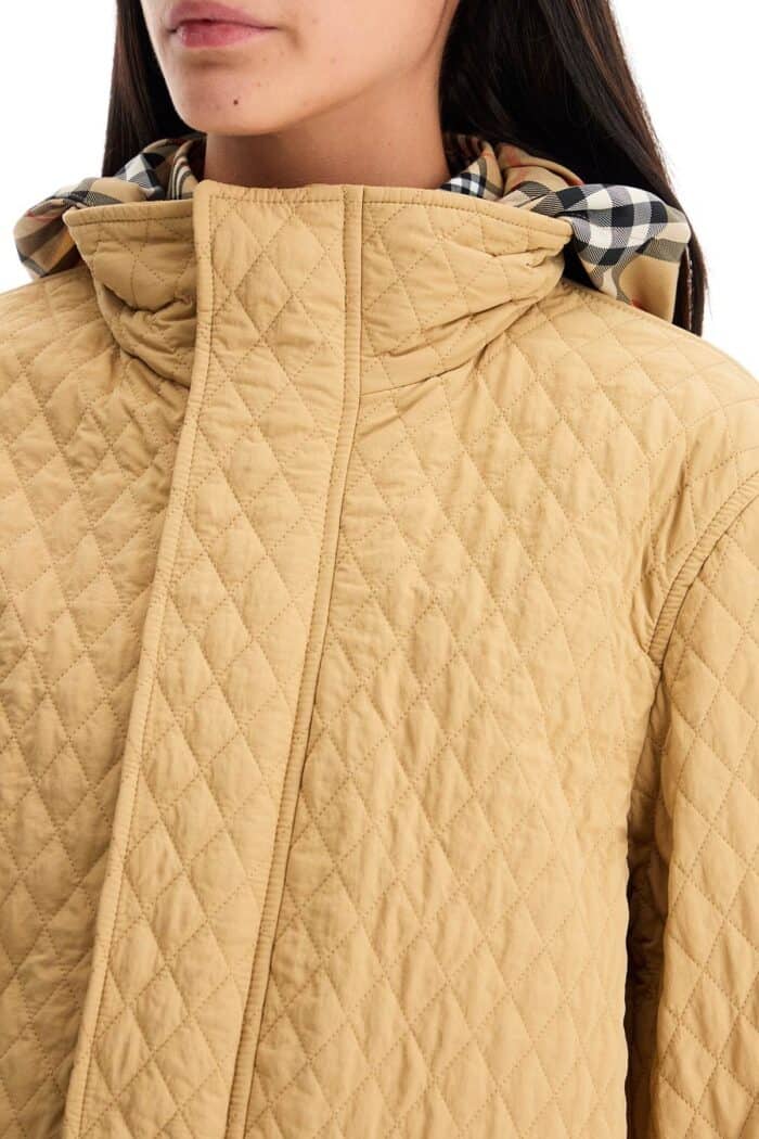 BURBERRY Quilted Jacket With Removable Hood