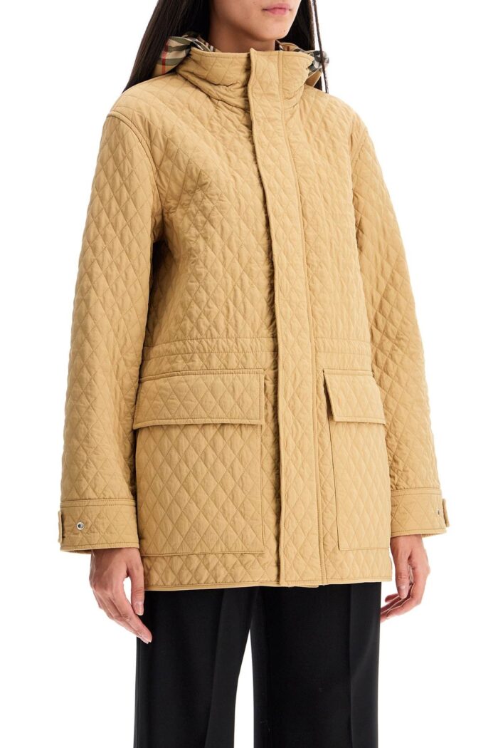 BURBERRY Quilted Jacket With Removable Hood