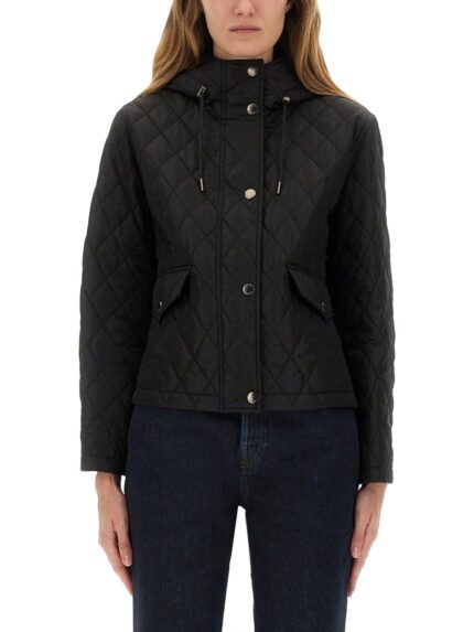 Burberry QUILTED NYLON CROPPED JACKET