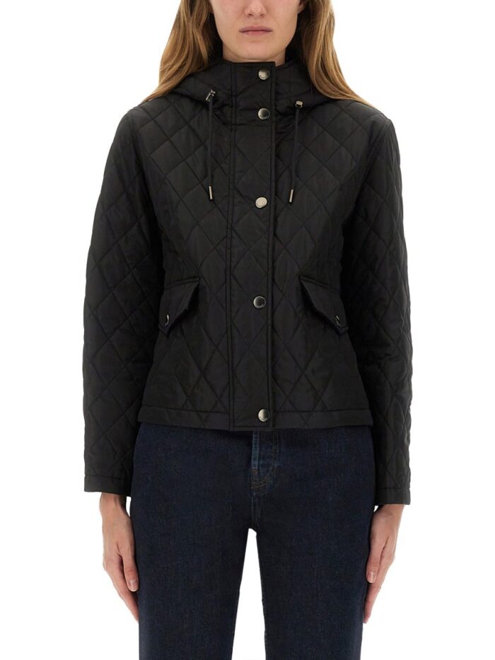 burberry quilted nylon cropped jacket Burberry QUILTED NYLON CROPPED JACKET