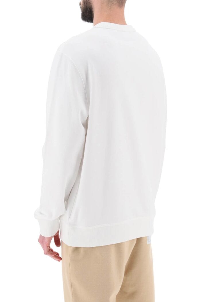 BURBERRY 'rayner' Crew-neck Sweatshirt With Equestrian Knight