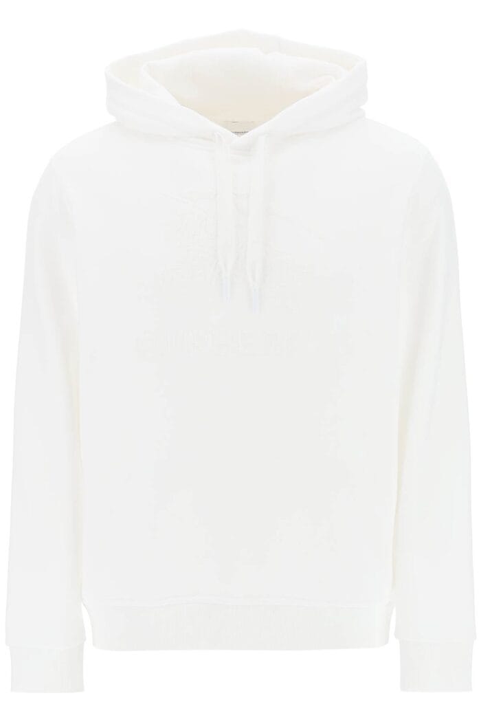 BURBERRY 'raynerbridge' Hoodie With Ekd Logo In Terry Cloth