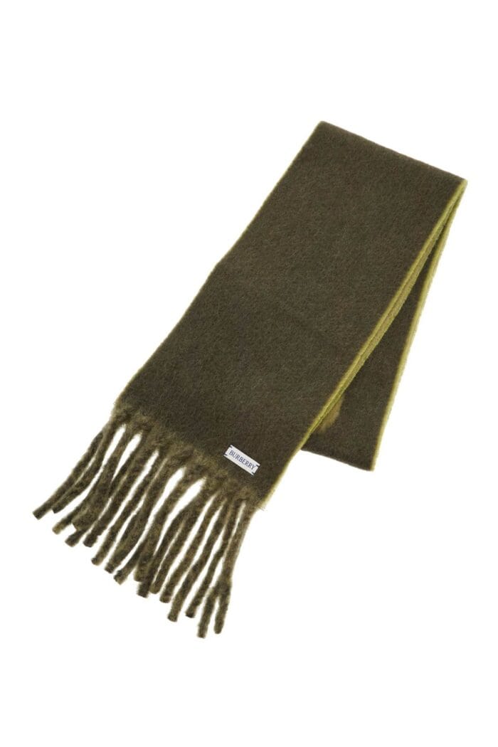 BURBERRY Reversible Alpaca Blend Scarf