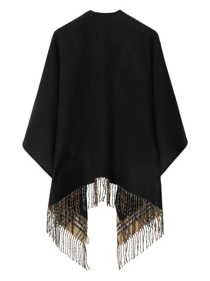 Burberry REVERSIBLE PLAID CAPE