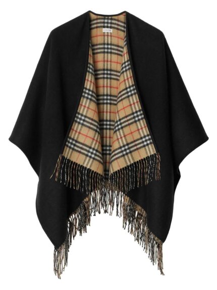 Burberry REVERSIBLE PLAID CAPE