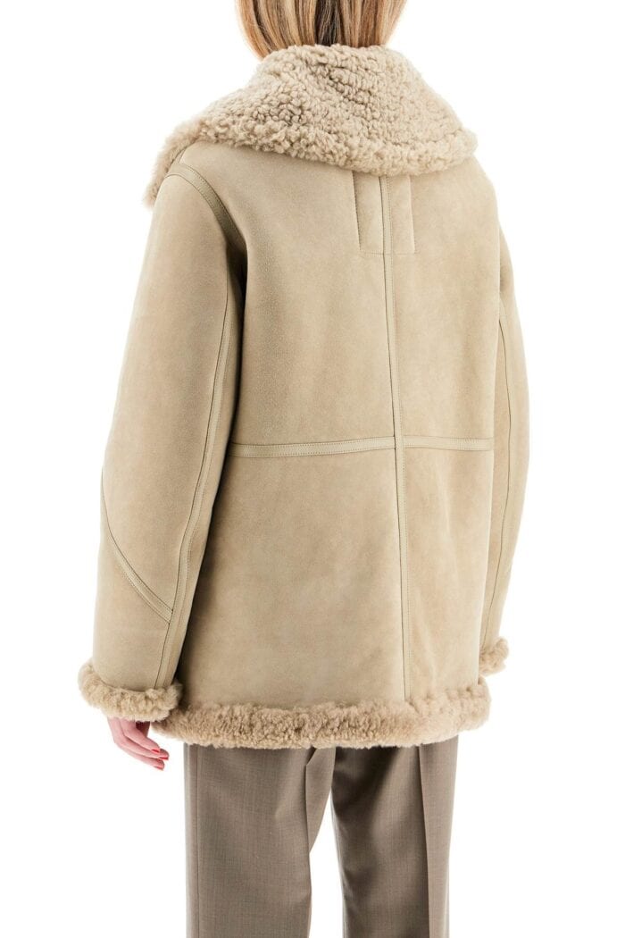 BURBERRY Shearling Aviator Jacket For