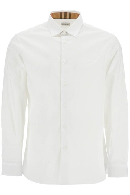 BURBERRY Sherfield Shirt In Stretch Cotton