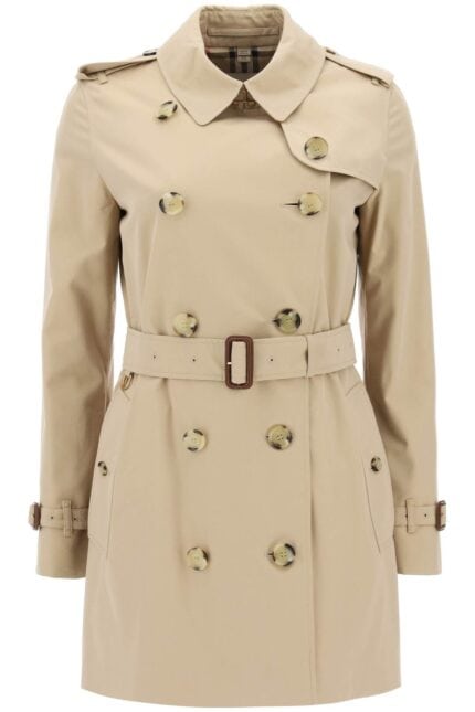 BURBERRY Short Kensington Heritage Trench Coat