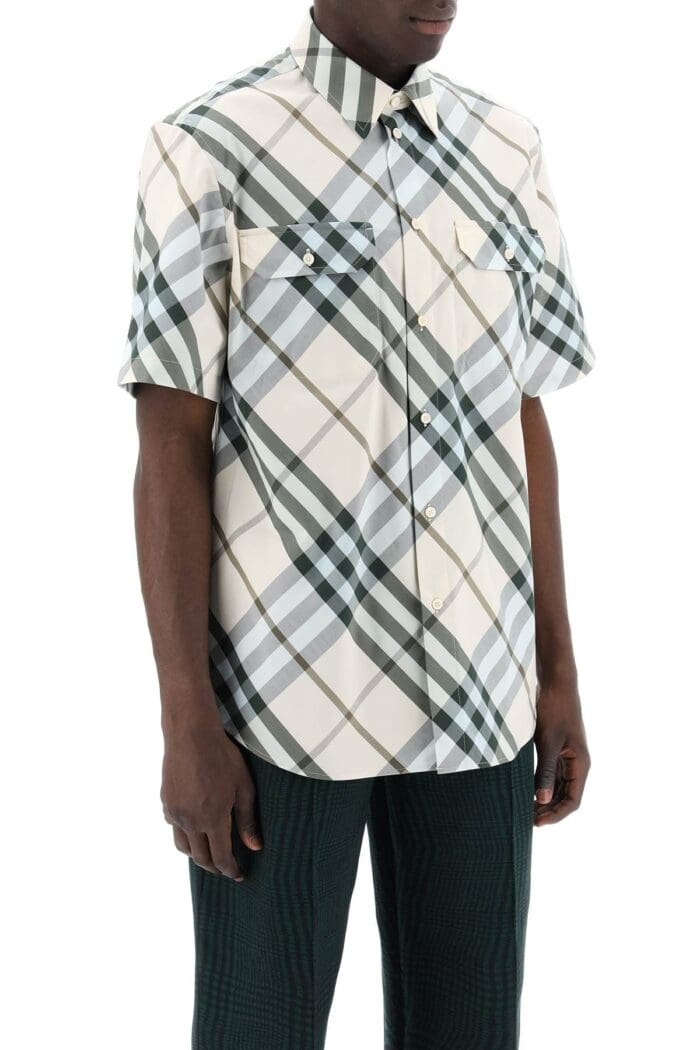 BURBERRY Short-sleeved Checkered Shirt